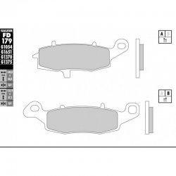 Тормозные колодки GALFER FD179 G1375